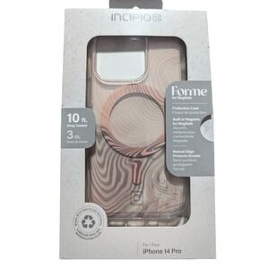 Nn4-O Incipio - Forme Protective MagSafe Case for iPhone 14 Pro Topographic Pink